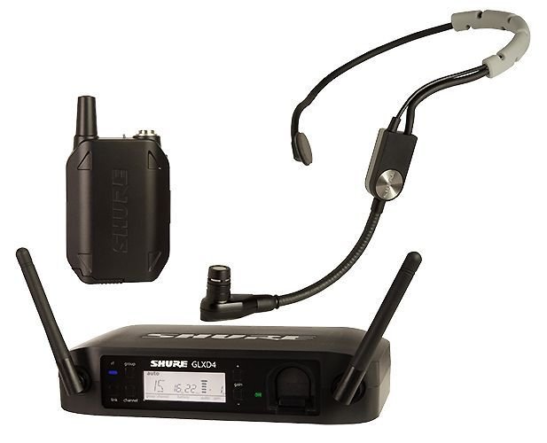 Jual Shure GLXD14 SM35 Digital Wireless Headset System